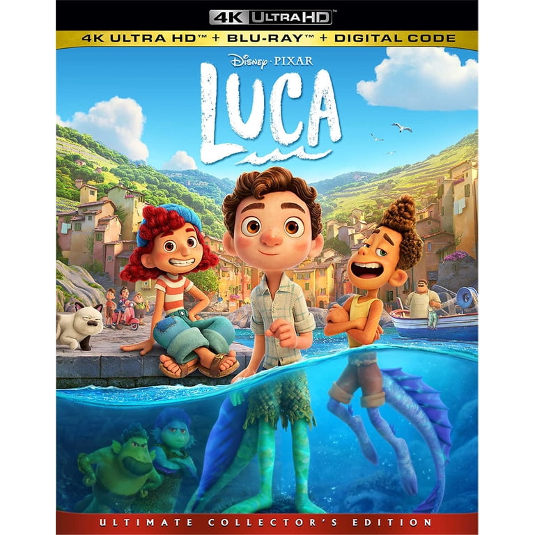 Luca (Walmart Exclusive) (4K Ultra HD + Blu-Ray + Digital Code +