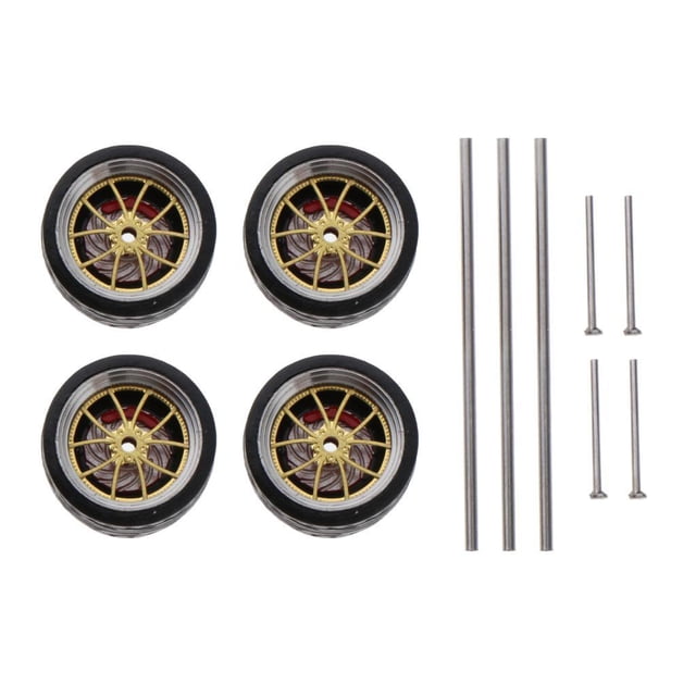 Ruedas -Multi-Tamaño--A20-para modelos 4-Corbatas Zulema Ruedas de goma modificadas para vehículos