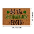 Indoor Outdoor Carpet Irish Day Floor Mats Holiday Mats Door