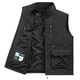 thumbnail image 2 of Camiseta sin mangas con cuello vuelto para hombre, informal, de color liso, con bolsillo y solapa, sin mangas, fina, para exteriores, con múltiples bolsillos, de poliéster., 2 of 6