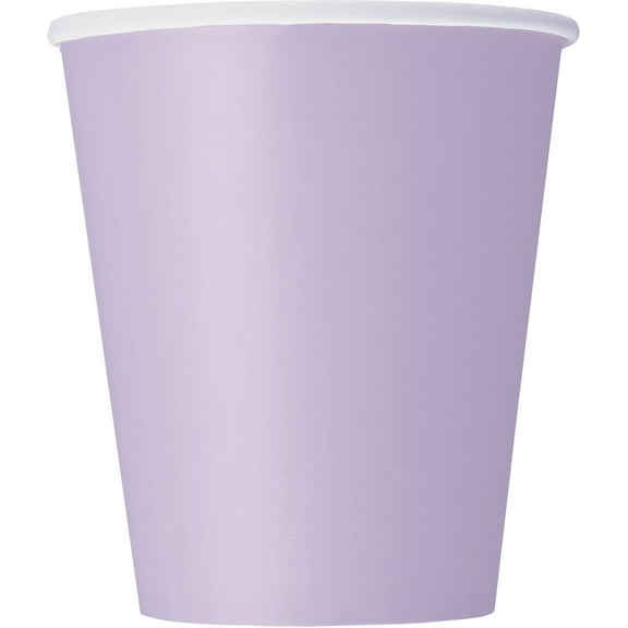 9oz Lavender Paper Cups, 8ct