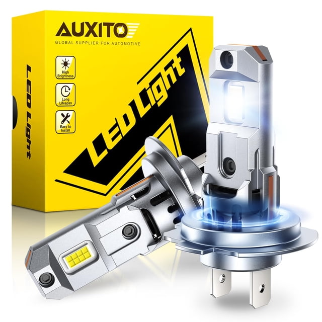 Bombillas LED AUXITO H7 900% más brillantes 6500K 2 unidades para auto