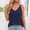 Dark Blue, variant on Women's Tanks Top Spaghetti Strap V Neck Sleeveless Tops for Women Cute Loose Casual Summer Trendy Basic Tee Beach Top Tank Tops for Women Dark Blue L