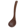thumbnail image 2 of Wood Spoon, Coffee Scoop Wenge Round Hanging Hole Seamless  For Tea For Cooking For Sugar Curved Handle Small Size,Straight Handle Large Size, 2 of 8