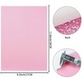 thumbnail image 4 of Litchi 6-Piece Faux Leather Sheets, 8"x12", Holographic Pink Series, for Crafts and Bow Making, 4 of 4