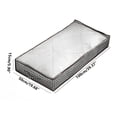 thumbnail image 2 of Underbed Storage Bag for Quilts and Blankets | Foldable Bedroom Organizer for Clothes and Linens | Large Capacity Container with Clear Window and Double Zipper | Dustproof Storage Solution for Home, 2 of 2