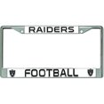 thumbnail image 1 of Oakland Raiders Football Cadre de Plaque d'Immatriculation Chromée, 1 of 1