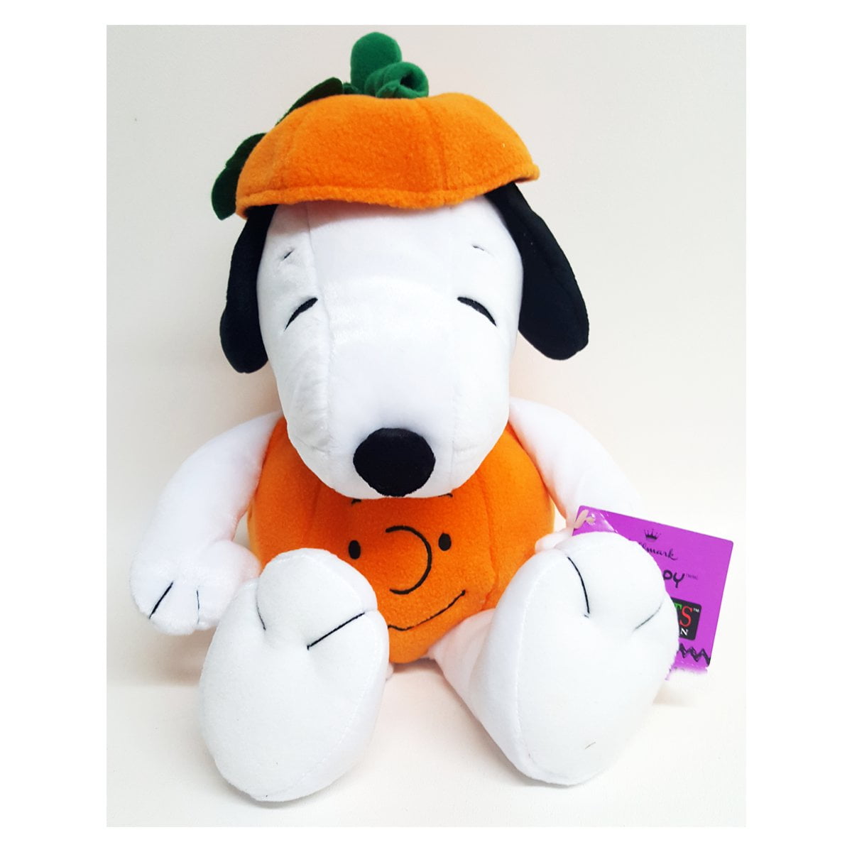 Hallmark Snoopy Pumpkin Charlie Brown Peanuts Plush Toy