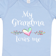 thumbnail image 4 of Inktastic My Grandma Loves Me Heart Grandchild Boys or Girls Baby Bodysuit, 4 of 5