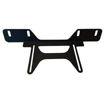 Sports Imports SILLC-LARGE-BRACKET Aluminum Universal Front License Plate Mount Bracket for Off Road Lights, LED Work Lamps and LED Light Bar, Black Color
