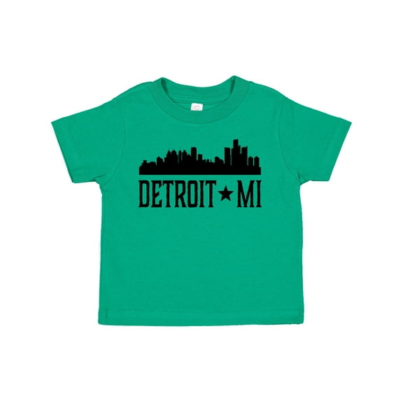Inktastic Detroit Michigan City Skyline Boys or Girls Toddler T-Shirt