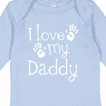 thumbnail image 4 of Inktastic I Love My Daddy Fathers Day Boys or Girls Long Sleeve Baby Bodysuit, 4 of 5