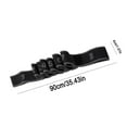 thumbnail image 2 of 8-Segmented Yoga Resistance Band - Elastic Exercise Stretching Band with 8 Graduated Segments, Durable Non-Slip Latex Yoga Band for Home Gym Fitness Training Flexibility Workouts, 2*35in, Black, 2 of 4