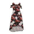 thumbnail image 5 of Gvmfive Women Plus Size Casual Bohemain Floral Print Short Sleeve Swing Dress, 5 of 5