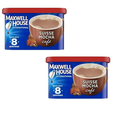 ( 2 Pack ) Maxwell House International Suisse Mocha Cafe Beverage Mix, 7.2 oz. Canister
