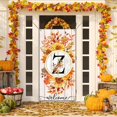 thumbnail image 3 of jopioc Monogram Letter O Flag Door Banner, Large Fall Thanksgiving Sunflower Initial Letter Door Cover, Family Last Name Initial Autumn Welcome Porch Sign Door Decor Backdrop Banner 70.8 x 35.4" O, 3 of 6