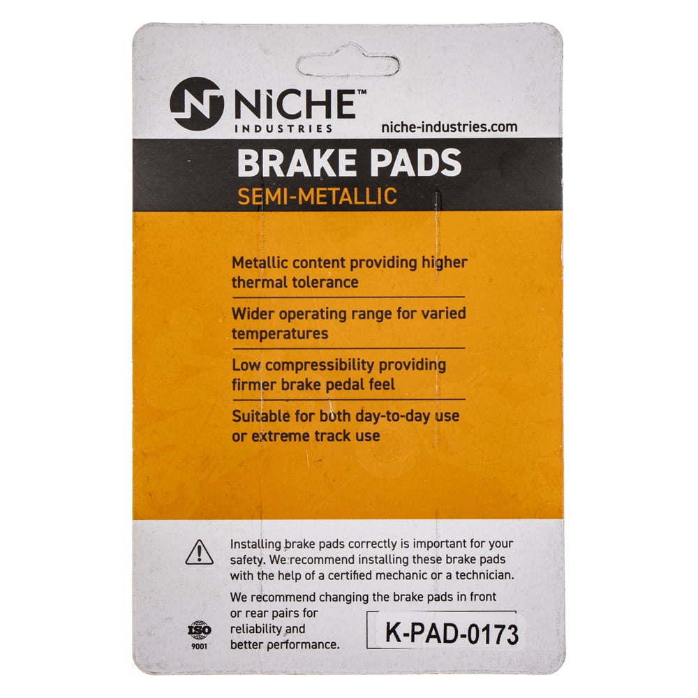 Niche Semi-Metallic Brake Pad Set for Kawasaki Ninja ZX9R