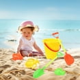 thumbnail image 6 of Rciityk Beach Toys, 6 Piece Sand Toys Set Sandbox Toys for Toddlers 3-10 Includes Shovels, Bucket, Sand Molds Beach Vacation Essentials, 6 of 6