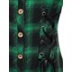 thumbnail image 4 of Camisa Talla Extra Asimétrica a Cuadros y Cordones Rosegal Blusas Tallas Grandes, 4 of 5