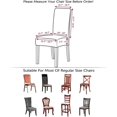 thumbnail image 3 of Dining Chair Slipcover, AUCHEN Dining Chair Covers Set of 2, Parsons Chair Slipcover Chair Covers for Dining Room, Stretch Furniture Protector Covers for Restaurant Hotel Ceremony (Coffee), 3 of 7