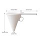 thumbnail image 4 of Dispensador de crema y pastel, herramientas de cocina para hornear, taza medidora, embudo, aceite, fugas, vino, crema, mano, 2 uds., 4 of 5