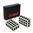 thumbnail image 5 of ALL-CARB 1Pair 2-4-6 Blocks 23 Holes Matched Pair Hardened Steel Precision Fit for Milling Machine, 5 of 6