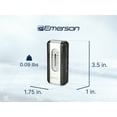 thumbnail image 3 of Emerson ER-7002 Portable AM/FM Radio with Earbuds, Black, 3 of 12