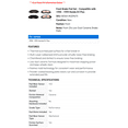 thumbnail image 2 of Front Brake Pad Set - Compatible with 1998 - 1999 Honda EV Plus, 2 of 2