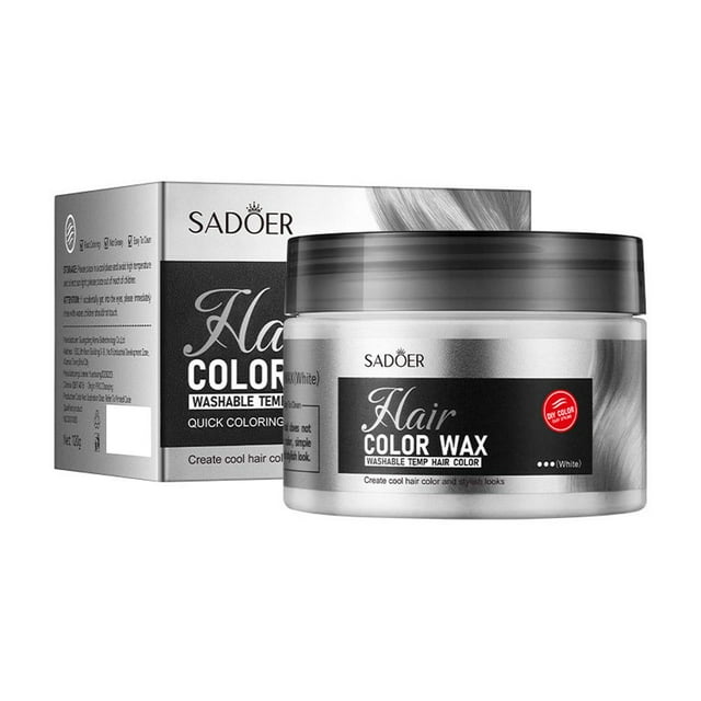 Disposable 6 Colors Unisex Hair Color Wax Mud Dye Styling Coloring DIY