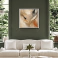 thumbnail image 4 of Framed Canvas Print Earth Tone Abstract Wall Art Neutral Modern Minimalist Decorative for Living Room Bedroom - 16"x16" WHITE, 4 of 8