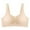 Beige, variant on kamemir Women'S Minimizer Bras Womens Seamless Wireless Supportive Bra Push Up Comfort Soft No Underwire Full Coverage Bra Red,M