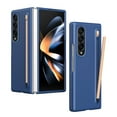 thumbnail image 2 of For Samsung Galaxy Z Fold 3 Case with S Pen Holder & Slim Stylus,Full Coverage Screen Protector Shockproof Ultra Slim Thin Fit Rugged Phone Case for Samsung Galaxy Z Fold 3,Blue, 2 of 8