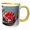 Yellow/White, variant on 3drose, Usa, Louisiana. New Orleans, Riverboat Natchez, Sternwheeler., 11oz Two-tone Blue Mug