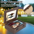 thumbnail image 5 of Jokapy 4 Folding 4x6 Hinged Picture Frame, Wood Tabletop Photo Frame, Brown, 5 of 9