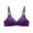 Purple, variant on TAGOLD Womens Plus Size Bra,Summer Casual Bras for Womens, Women's Bra Soild Wire Free Underwear One-Piece Bra Everyday Small Cup Underwear