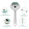 thumbnail image 4 of Amdohai Pet Dog Dematting Comb 3 in 1 Pet Grooming Rake Tool Tick Remover Hair, 4 of 8