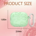thumbnail image 2 of GJX Case Compatible with Airpods Pro 2,Elastic Silicone Protective Case for Airpods Pro 2,Cute Dinosaur Pattern Case for Airpod Pro,Green, 2 of 7