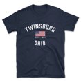 thumbnail image 1 of Twinsburg Ohio Patriot Men's Cotton T-Shirt, 1 of 1