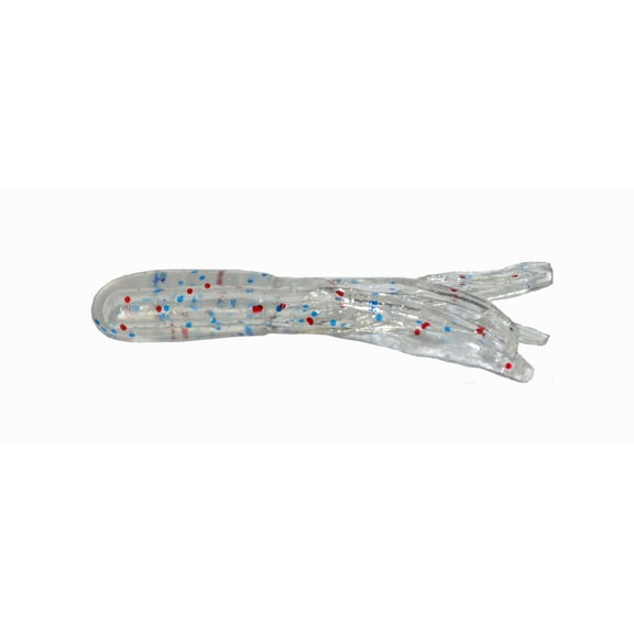 Big Bite Baits 1 1/2 inch Crappie Tube (Firecracker, 100 pack)