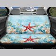 thumbnail image 6 of Pzuqiu Car Seat Covers Full Set, Compatible with Front Seats Vans Seats, Front and Rear Seat Cover Set for Station Wagon Most Sedans Breathable, Starfish, 6 of 10