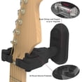 thumbnail image 3 of Guitar Wall Mount Hanger Holder Keeper Hook Stand Auto Lock System for Electric Acoustic Guitars Bass String Instrument, 3 of 7