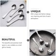thumbnail image 3 of Miangastore 6pcs Stainless Spoons Elegant Flower Design Ergonomic Handle Smooth Finish For Home Use For Desserts And Soups, 3 of 8