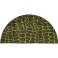 thumbnail image 1 of Animal Collection Custom Size Animal Print Area Rug for Living Room, Dining Room, Kitchen, Bedroom, Kids, Giraffe Tree Topper - 18" x 36" Half Round, 1 of 1