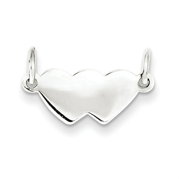 Sterling Silver Engraveable Plate Charm