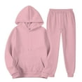 thumbnail image 5 of GrmtClth Mens Sweatsuit Set 2 Piece Casual Gym Tracksuit Set Athletic Elastic Waist Sweatpants Outfits for Men Pink XXL, 5 of 6