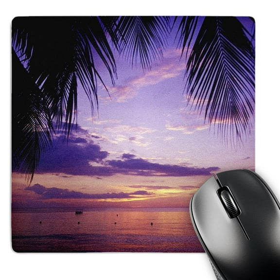 3dRose, Sunset on the beach, Negril, Jamaica, Caribbean-CA22 GJO0020 - Greg Johnston, MousePad