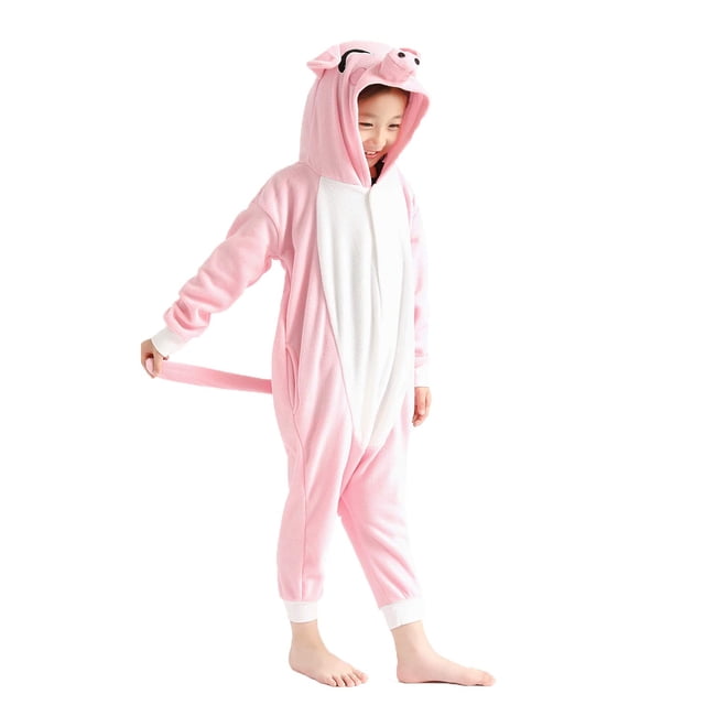 Pijama Joyxiam para niños con forma de cerdo y animal para Halloween y Navidad