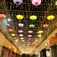 thumbnail image 5 of Cadena de luces LED Dinheiro, luces de carámbanos de 4 m/13 pies, 120 luces LED de hadas estrelladas para fiestas de bodas, 5 of 5
