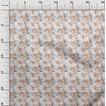 thumbnail image 3 of oneOone Silk Tabby Brown Fabric Abstracts Sewing Craft Projects Fabric Prints By Yard 42 Inch Wide, 3 of 5