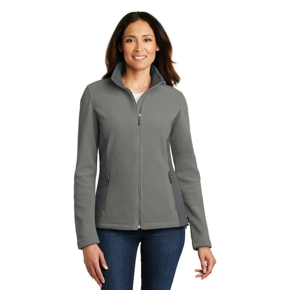 Port Authority Ladies Colorblock Value Fleece Jacket. L216
